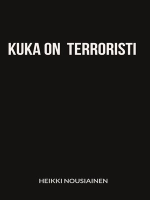 cover image of Kuka on terroristi